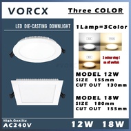 PerfectOne P6 Three Color 3C LED Round Recessed Downlight Lamp