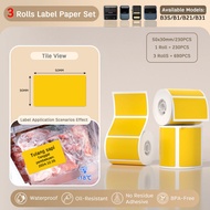 NIIMBOT B21/B3S/B1/B31 Pure Color Label  Printing Paper Food Self Adhesive Label Paper Stick Paper