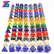 7PCS/set Polyhedron Dados D&D Dice