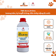 [1 lít] TW5-Enro.20 Oral thương hàn, phó thương hàn, tụ huyết trùng, glasser, tiêu chảy nặng (E.coli