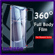 [KONKDO] ฟิล์มสำหรับหัวเว่ยไฮโดรเจลแบบเต็ม P40 P40pro + P50 Pro P30 Mate 40 Pro + กระจกนิรภัยบน Hono