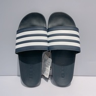 adidas ADILETTE COMFORT Men Women Dark Blue Classic Color Matching Velcro Felt Sponge Soft Sole Slip