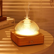 Lecdura Essential Oil Diffuser Humidifier, 200ml Glass Ultrasonic Aromatherapy Diffusers with Glass 