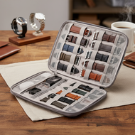 Watch Band Storage Bag with 35 Slots – Large Capacity Travel Case for Apple Watch and Smart Watch St