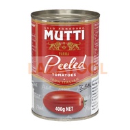 MUTTI TOMATO มะเขือเทศปอกเปลือก 400 กรัม มุตติ มะเขือเทศ คีโต Mutti peeled tomatoes 400 g