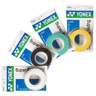 YONEX 3 Grip/Pek Kain AC102 AC102EX 102C Gam Tangan Raket Tenis Badminton Profesional Raket Anti-gel