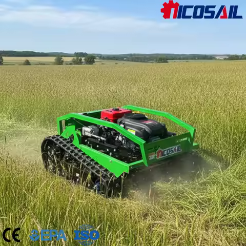 500mm Remote Control Lawn Mower Custom RC Grass Cutter for Farm and Garden Use