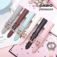手表带 Original genuine Casio original leather watch with LTP-1391/1094/1095/LTH-1060 women's pink leather bracelet