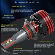 M8 PRO Car headlights LED headlights 9005、HB3、9006、HB4、H4、H7、100W、40000LM、CSP、3570、H1、H11、H8H9、HEADL