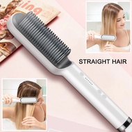[TOSERBA_EMAK] - UKLISS Negative Ion Hair Straightener Comb 45W - FH909 - White