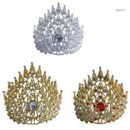 【SUIT*】 Thai Crown Dance Headdress Thai Dance Headpiece Indian Crown Thai Hair Jewelry