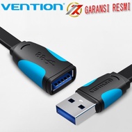 VENTION VAS-A13 USB EXTENSION CABLE 3.0 Male to Female FLAT BLACK 0.5M 1M