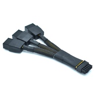 16AWG 3*8P PCIe TO RTX 12Pin Sleeved Extension Cable Connector for NVIDIA Ampere GEFORCE RTX 3060ti 