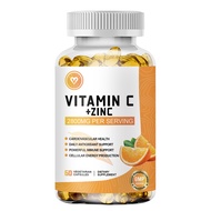 Ozmolts Vitamin C With Zinc Capsules อาหารเสริมวิตามินทุกวัน อาหารเสริม Vitamin C 2800mg 120 แคปซูล