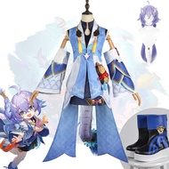 Honkai: Star Rail Bai Lu Cosplay Costume Set - Anime Game Outfit
