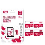 LD Brand Red White Micro Sd Card 16GB 32GB 64GB 128GB 256GB Microsd Tf Memory Card Card Class 10 U3 