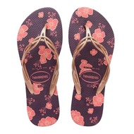 havaianas Brazil Flip-Flops Women's Flash sweet flores Coffee Flower Sandals Slippers