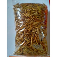 Dried BSF maggot 100 grams of fish food for arowana, oscar, predatory fish, turtles, hamsters
