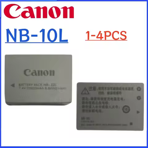 Original 920mAh 7.4V NB-10L NB10L NB 10L Battery for Canon G1X G15 G16 SX40HS SX50HS SX60HS SX40 Cam