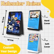 Calendar/desk Calendar 2024 anime blue lock/Custom Calendar