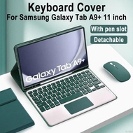 For Samsung Galaxy Tab A9 Plus 11 Inch Case, Detachable Keyboard Case for Samsung Tab A9+ SM-X210N/X