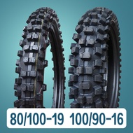 [Hot Sale Tire] Off-Road Motorcycle Tire 100/90-16 Front 19 Rear 16 Big Flower Inner Outer Tire RTF 