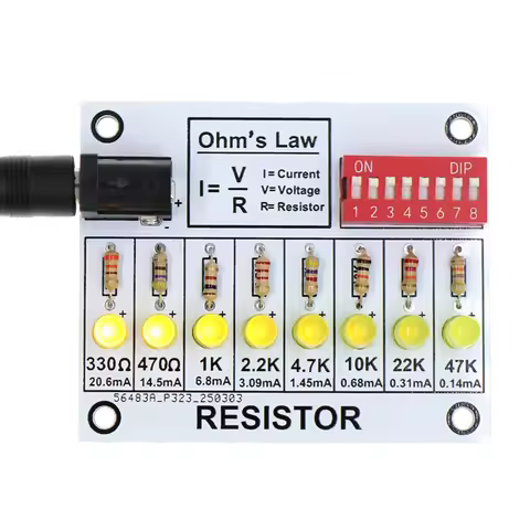 Ohms Law DIY Soldering Practice Kit DIY Electronic Circuit Project Resistor Learning Board Electroni