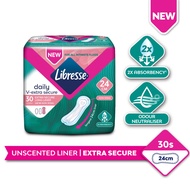 Libresse Extra Secure Panty Liner 24cm (30s)