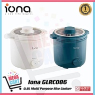 Iona 0.8L Multi Purpose Mini Rice Cooker GLRC086 | GLRC 086 (1 Year Warranty)