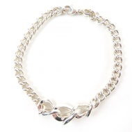 Mint condition☆TIFFANY&Co. Tiffany Forge Link Bracelet AG925 Current Model Silver Size 19 Comes with