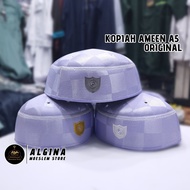 PUTIH Kopiah A5 AMEEN ORIGINAL White Chess MOTIF | Premium IMPORT Caps Malaysian Skullcap