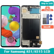 OLED/Incell For Samsung A51 A515 A515F A515F/DS A515FD LCD Display Touch Screen Digitizer Assembly w