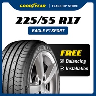 Goodyear 225/55R17 Eagle F1 Sport Tyre For BMW 5 Series [Free Installation]