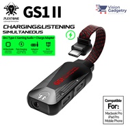Plextone GS1 Mark II 3in1 Virtual 7.1 CH USB Type C to 3.5mm Sound Card Adapter Gaming 27W
