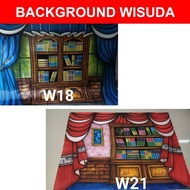 PTR Background Wisuda, backdrop foto wisuda