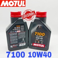 MOTUL 7100 Minyak Hitam Original ESTER Engine Oil 1 Liter 1L 10W40 10W50 15W50 Fully Synthetic MA2 E