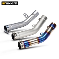 Slip On For Ninja ZX6R 2024-2025 Kawasaki Motorcycle Exhaust Modified Titanium Alloy Middle Pipe Ori