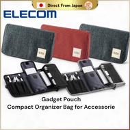 Elecom Gadget Pouch - Compact Organizer Bag for Accessories (Multiple Colors Available)
