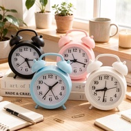 Alarm Clock Household Round Bedside Student Children Wake Up Alarm Clock Modern Simple Desktop Decor