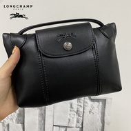 Longchamp Official Store กระเป๋าหนังแกะรุ่น100%กระเป๋า Champ ความยาว1061 757 LE PLIAGE CUIR รุ่นใหม่