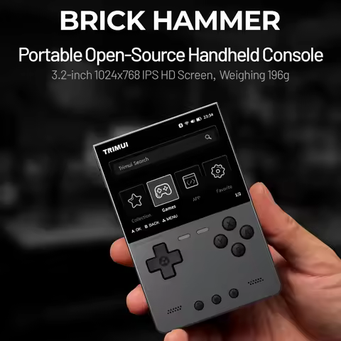 TRIMUI BRICK HAMMER Retro Handheld Game Console Portable Video Player Linux System Open Source 3.2 I