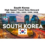 South Korea Travel Data Sim Card 7 & 15 Days