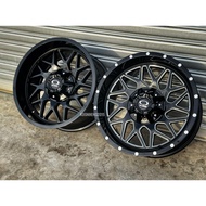 New Car Sport Rim OASIS Wheels 4x4 Sport Rim 18x9J 6x139.7 6x114.3 ET0 - READY STOCK