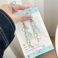 Ocean Scallop Phone Chain Earphone Case Camera Pendant Simple Metal Star Keychain