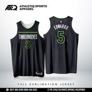 ATQ WOLVES ANTHONY EDWARDS FULL SUBLIMATION JERSEY