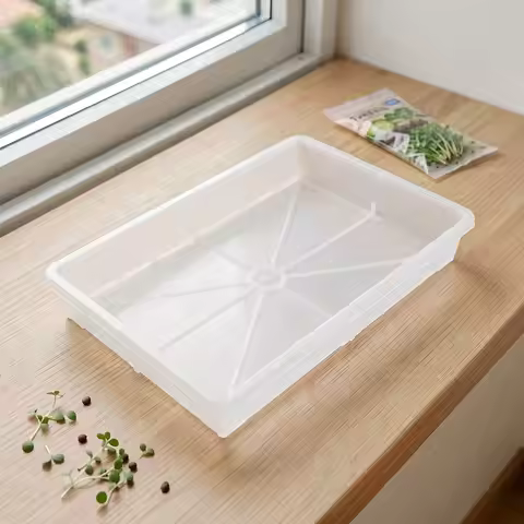 3Pcs Transparent Plant Potting Water Catcher Tray Clear Flower Pot Saucer Pan Indoor Seedling Catch