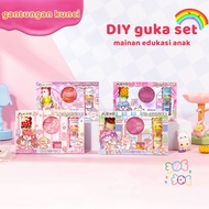 GANTUNGAN DIY Guka Keychain Set DIY Guka Set DIY Girls Cartoon Toys Girls Birthday Gift