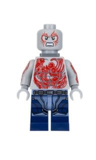 Lego guardians of the galaxy Marvel 76081 drax minifigure
