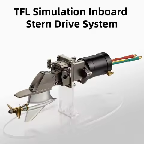 TFL Simulation Inboard Stern Drive System w/ 2960 KV2200 Motor Copper Propeller for RC Electric Brus