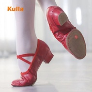 【Exclusive Limited Edition】 Women Jazz Dance Shoes Soft Pointe Ballet Salsa Dancing Shoes Sneakers Low-Heeled Girls Women's Ballroom Dance Shoes